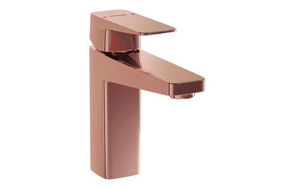 VitrA Root Square Basin Mixer - Soft Copper